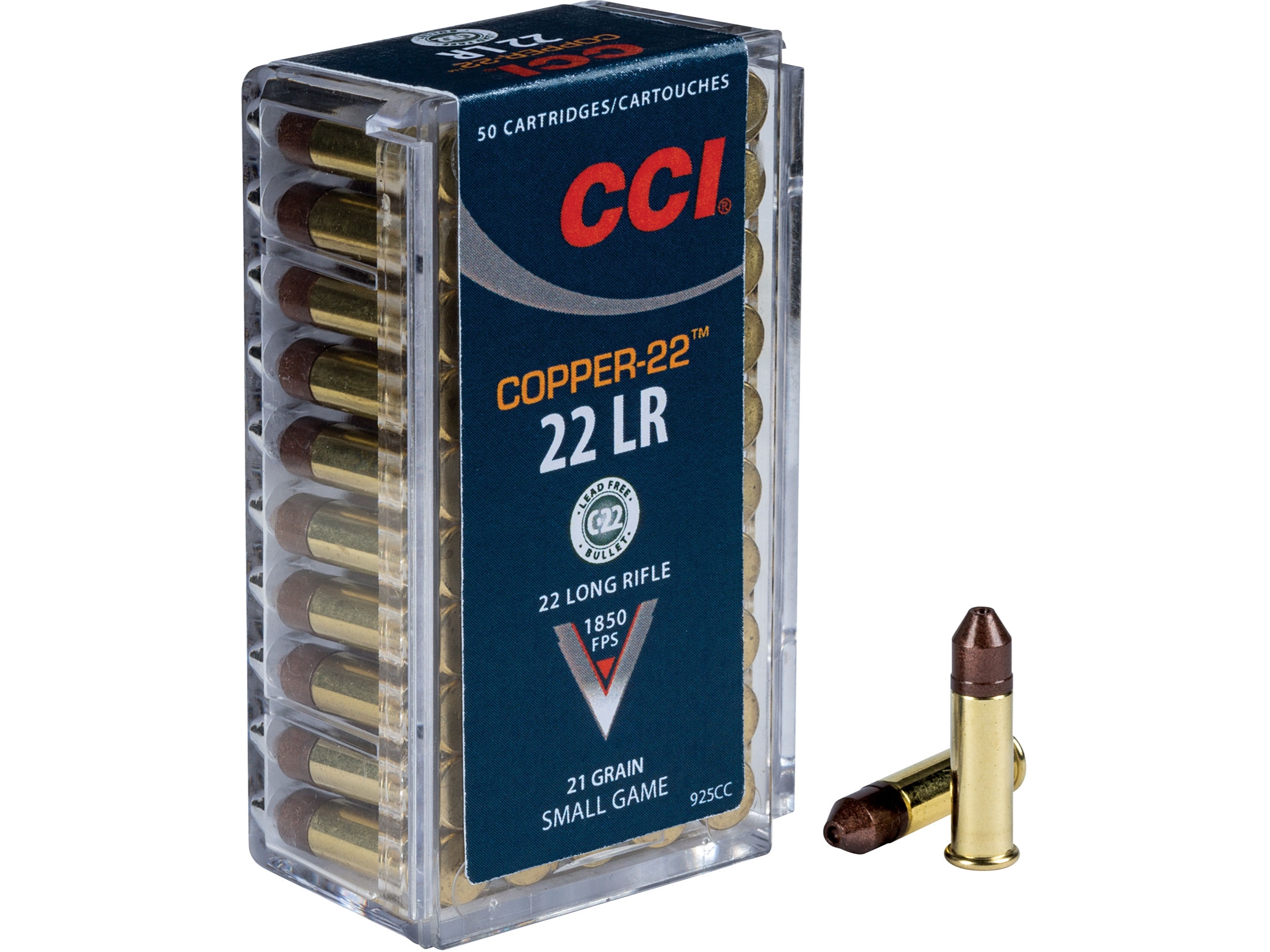 cci-copper-22-lead-free-22lr-50-rounds-loyal-arms-you-can-count-on-us